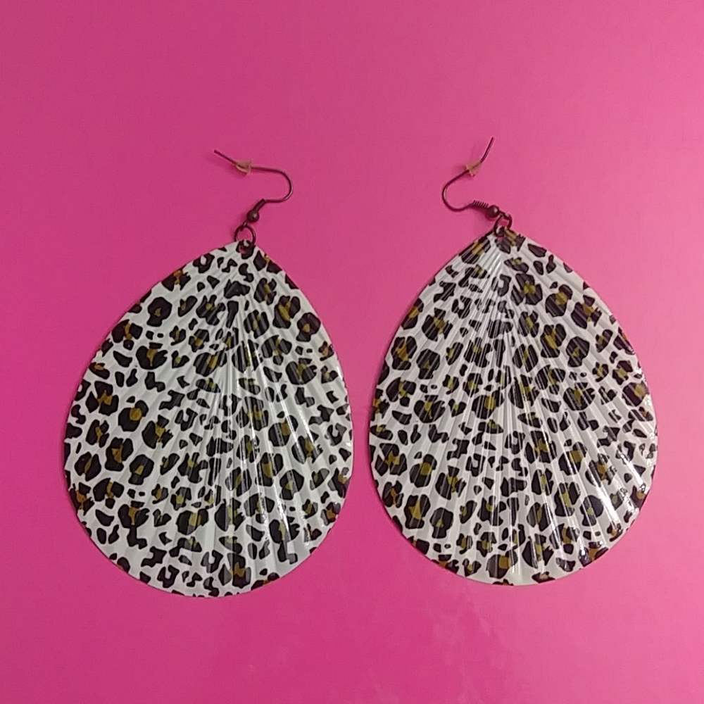 Animal print earrings